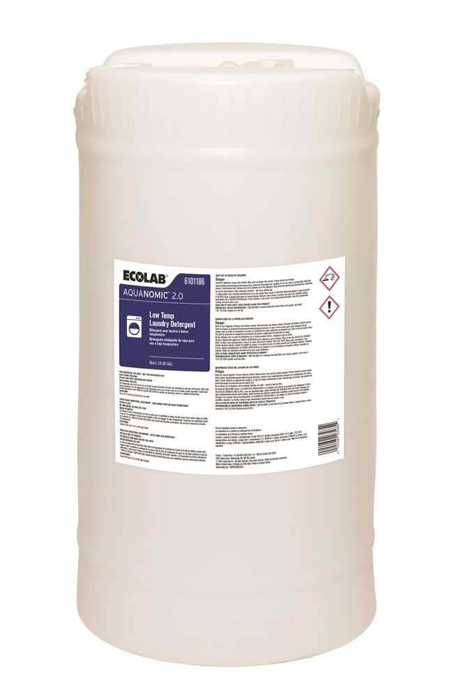 EAUDOUCE4℃ GuestSupply US | Ecolab® Aquanomic 2.0 Low-Temp Laundry Detergent